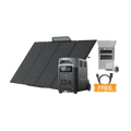 EcoFlow DELTA Pro + 1*400W Solar Panel +Transfer Switch 306A1 + Cable