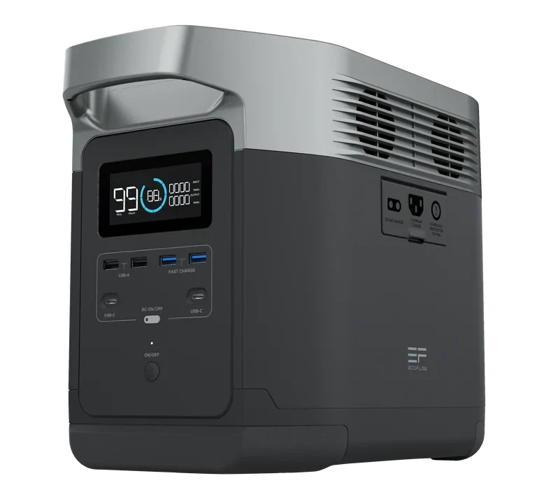 EcoFlow DELTA 2 + 110W Portable Solar Panel