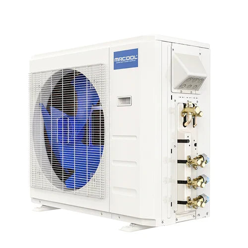 MRCOOL DIY 4th Gen 2-Zone 27,000 BTU 22 SEER (12K + 18K) Ductless Mini Split AC and Heat Pump with Ceiling Cassettes