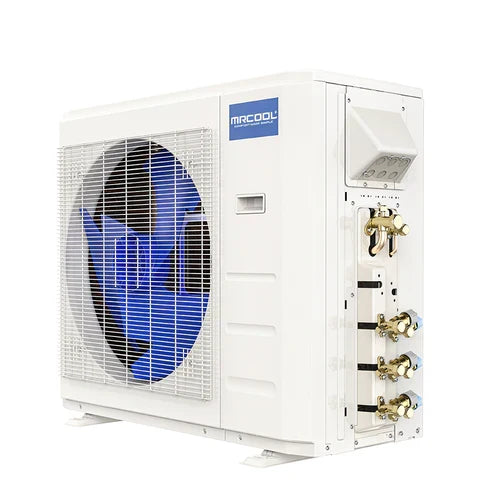MRCOOL DIY 4th Gen 3-Zone 27,000 BTU 22 SEER (9K + 9K + 12K) Ductless Mini Split AC and Heat Pump with Ceiling Cassettes