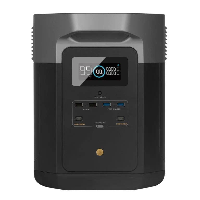 EcoFlow DELTA Pro + 2*400W Solar Panel
