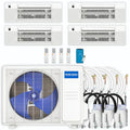MRCOOL DIY 4th Gen 4-Zone 48,000 BTU 21 SEER (9K + 9K + 18K + 18K) Ductless Mini Split AC and Heat Pump with Ceiling Cassettes