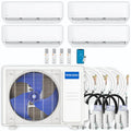 MRCOOL DIY 4th Gen Multi-Zone 4-Zone 48,000 BTU 21 SEER (9K + 9K + 12K + 24K) Ductless Mini-Split Air Conditioner and Heat Pump