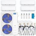 MRCOOL DIY 4th Gen Multi-Zone 4-Zone 48,000 BTU 21 SEER (12K + 12K + 12K + 18K) Ductless Mini-Split Air Conditioner and Heat Pump