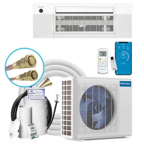 MRCOOL DIY Ceiling Cassette Mini Split 4th Gen Air Conditioner and Heat Pump, Single Zone - 22 SEER