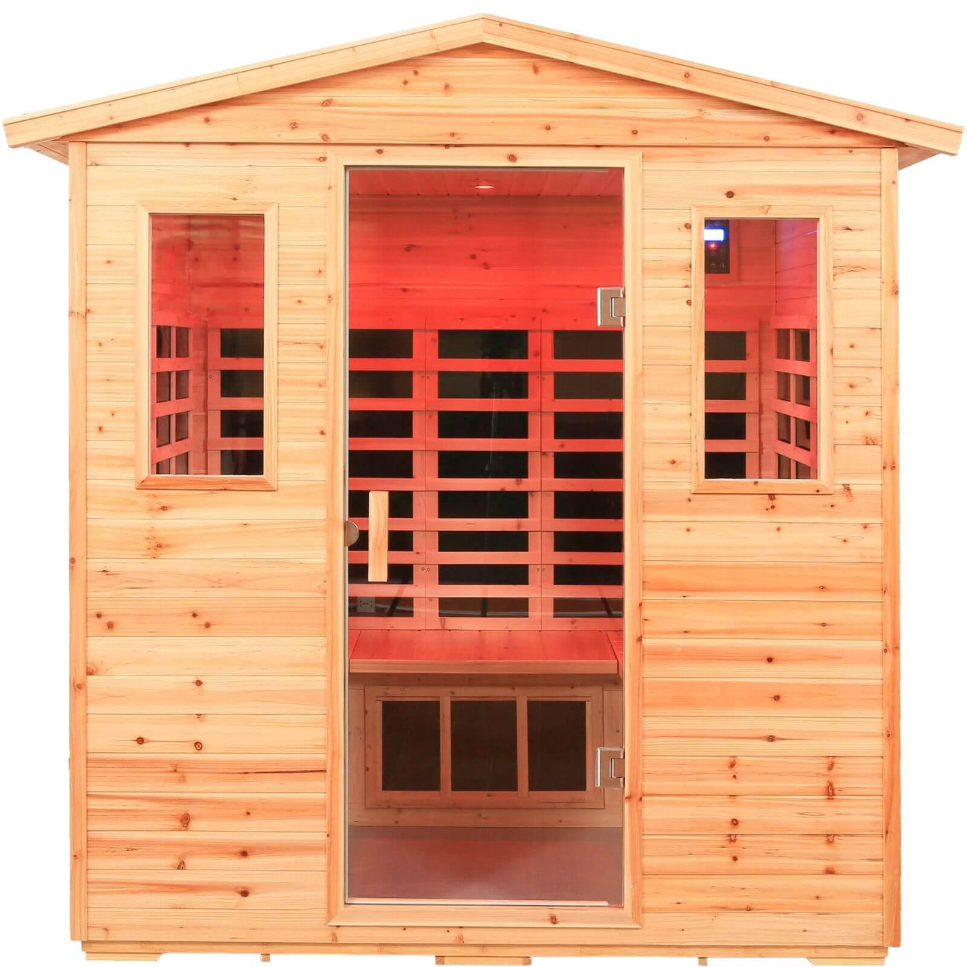 Garner-905VS 5 Person Outdoor Infrared Sauna | Extra-large Rich Space | Clearance Sale